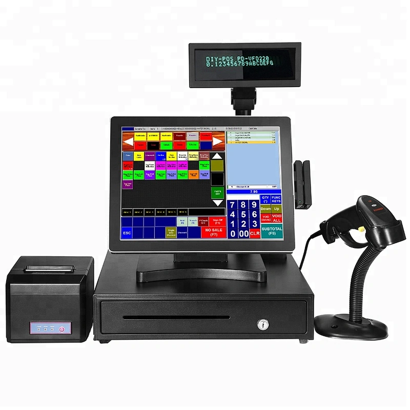 15 inch touch oem all-in-one pc led all in one desktop computer