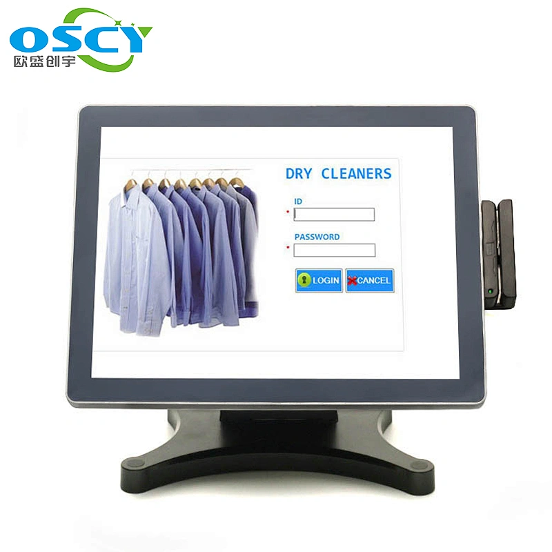 Ture flat screen 15 inch POS System/Touch Cash Register For Restaurant Kiosk Bar
