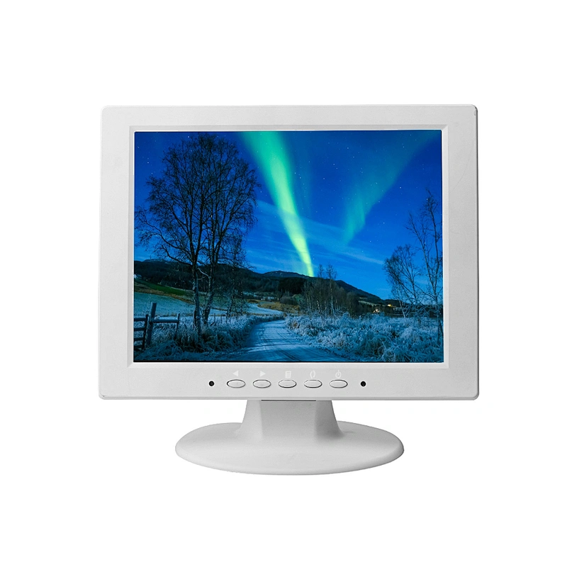 10.4 inch white color 1024*768 resolution  bnc av hd vga usb input cctv monitor