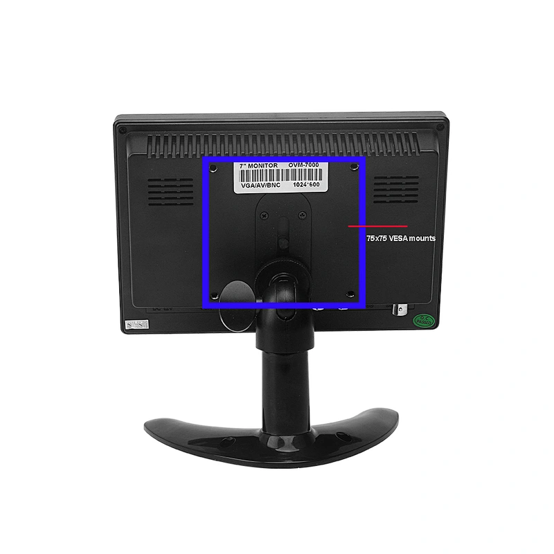 Small Size 7 Inch DC12V HD USB LCD Touch Monitor Ultra Wide 7Inch Car LED Touch Screen Monitor