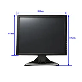 Outdoor/Indoor 17 Inch Touch Screen Information Kiosk Terminal Frameless LCD Monitors