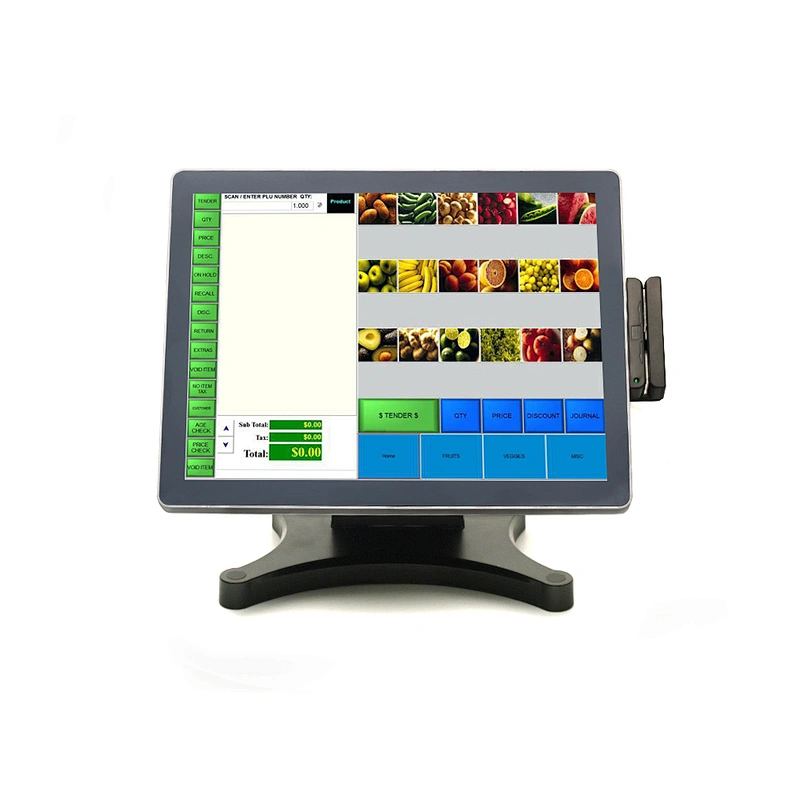 Flat Touchscreen Restaurant POS with customer display, Retail POS, TPV