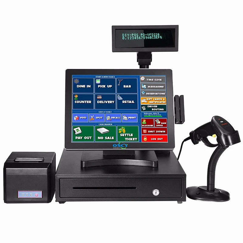Touch screen pos system with Capacitive touch Product