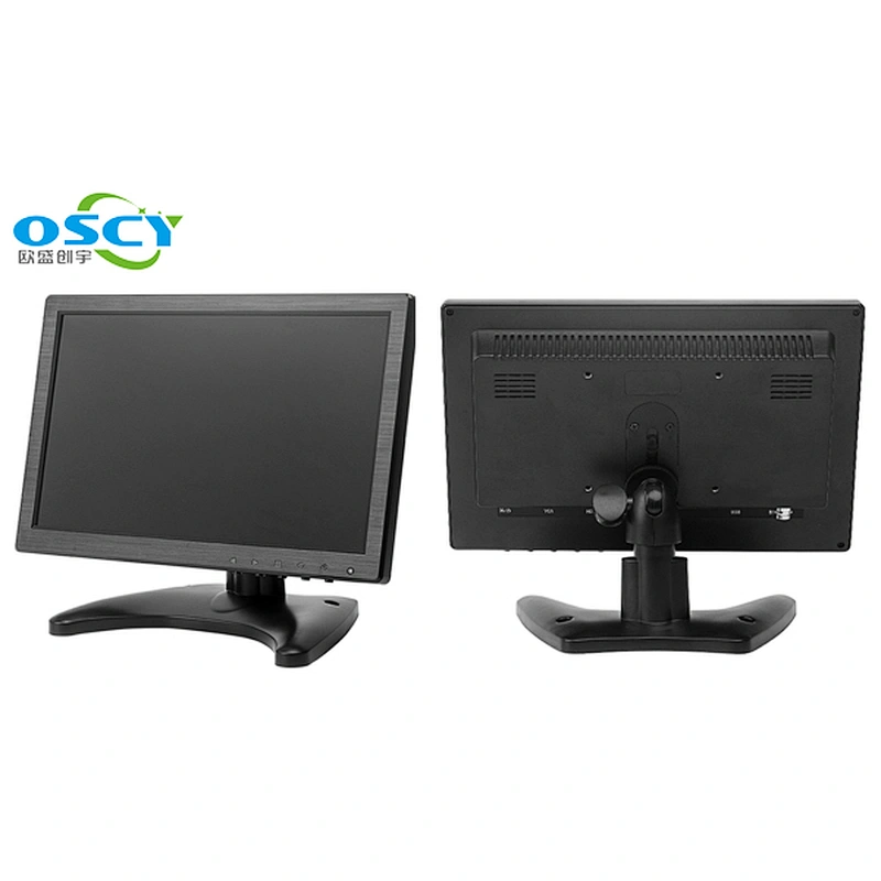 Desktop Wall Mount Optional Industrial Panel 10 Inch Touch Screen Lcd Monitor
