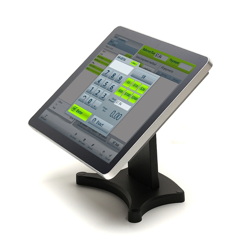 All-In One Cash Machine System Touch Screen Register Window Pos  With Printer