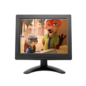 8 Inch Touchscreen Monitor Resistive USB Touch with VGA HDM LED Connection