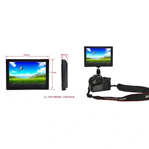 7 Inch TFT LCD Color 2 Video Input Car RearView Headrest Monitor DVD VCR Monitor