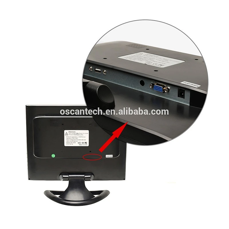Cheap 15 Inch LCD LED New Monitor for Desktop Computer
