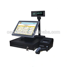 15 inch touch screen pos system,cash register,wifi all in one pos