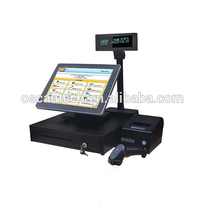 15 inch touch screen pos system,cash register,wifi all in one pos