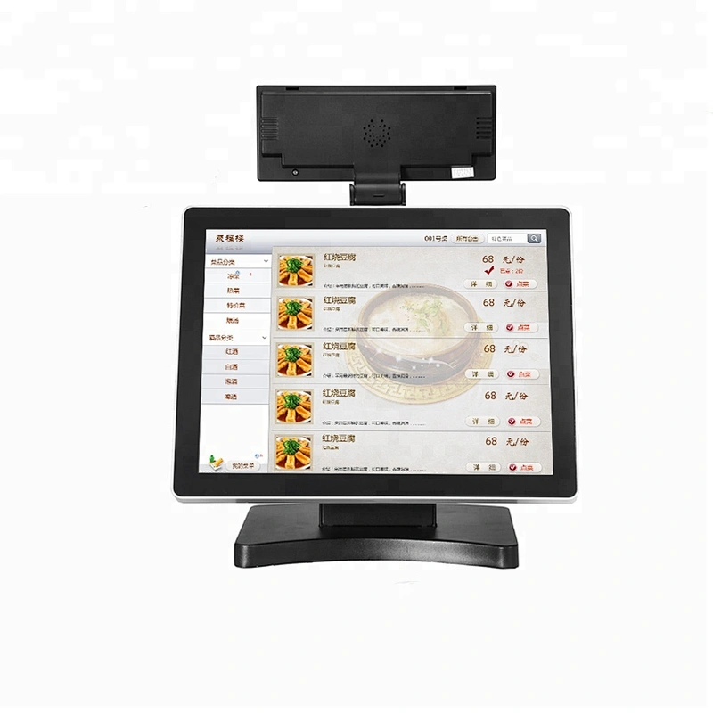 12 inch dual screen cash register true flat pos machine metal case POS Systems