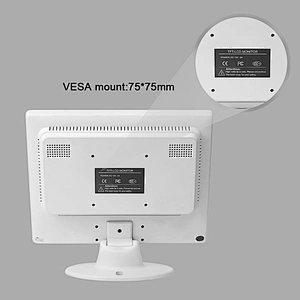 10.4 inch white color 1024*768 resolution  bnc av hd vga usb input cctv monitor