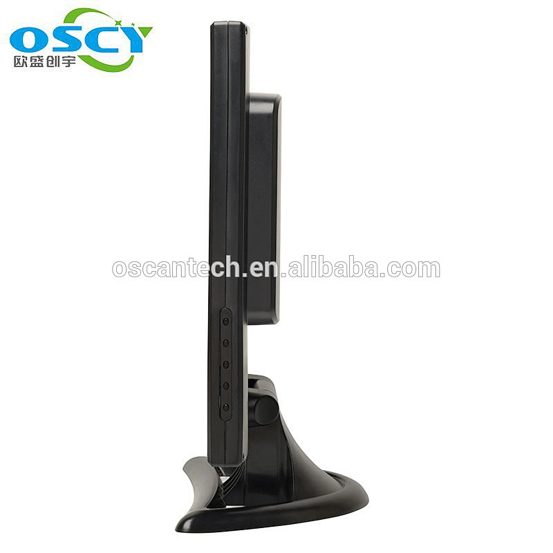 Industrial 17 inch metal frame LCD resistive touch screen monitor with HD interface