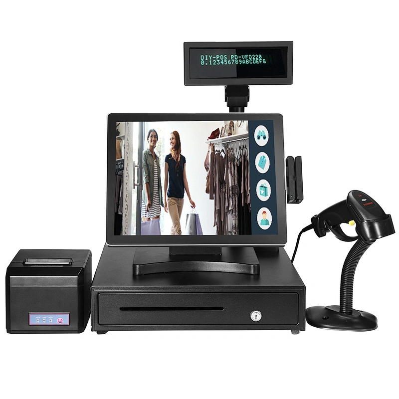 OSCAN 12/15 inch touch screen pos ,pos machine for sale . touch screen pos