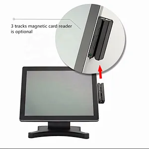 12'' Windows new all in one touch screen retail POS system with printer/RFID card reader