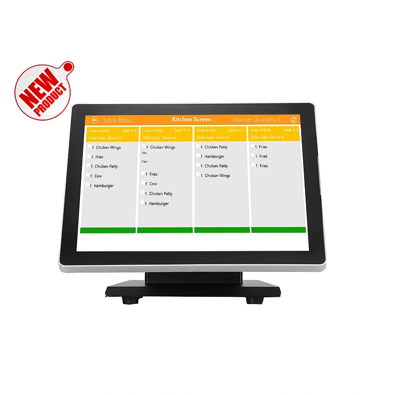 Touch Screen POS System Point of Sales restaurant cash register with VFD 80mm