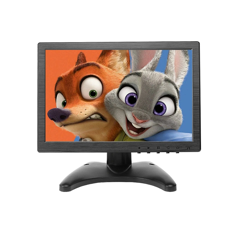 10.1inch portable Interface Optional 4wires Resistive Touch Screen Monitor