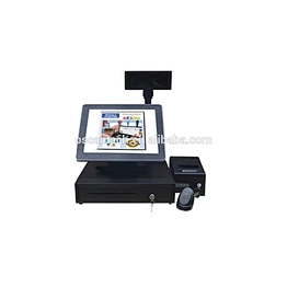 Touch Screen POS Electronic Cash Register For Supermarket