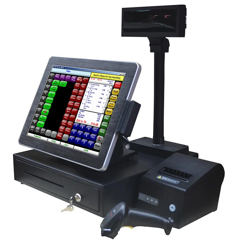 Touchscreen solution touch pos for pizza and restaurant shop