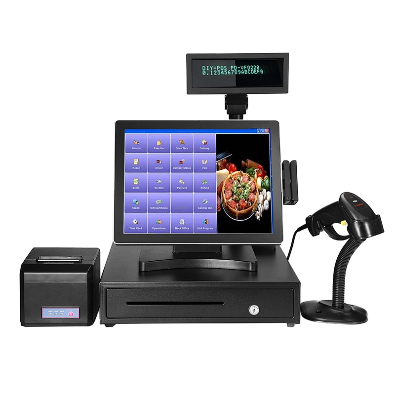 China Cheap all in one touch screen pos system for restaurant retail store