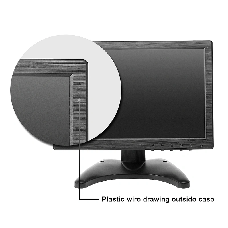Portable USB Plastic Case Touchscreen Monitor 10.1 Monitor