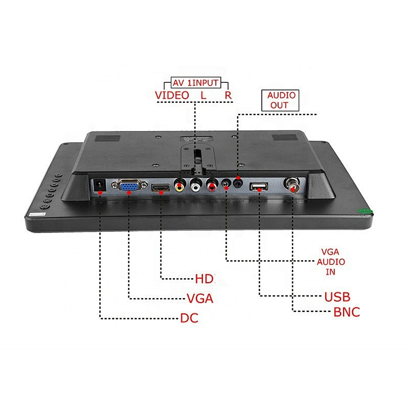 12 inch touch screen monitor LCD capacitive widescreen monitor for cctv/pos