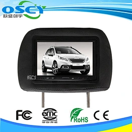car audio system 7 inch rear view car monitor 2av with good quality