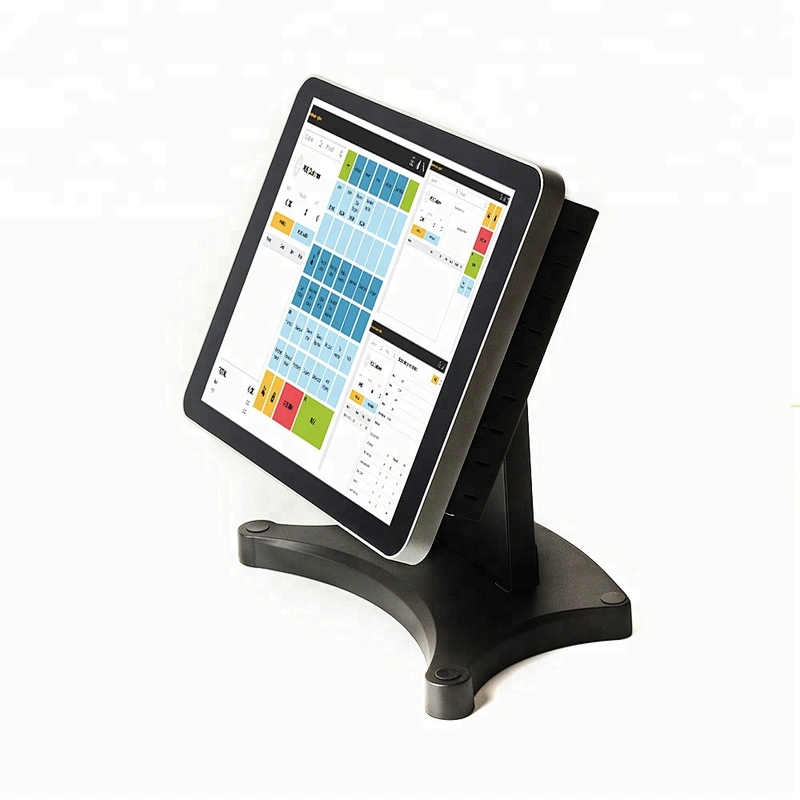12 inch dual screen cash register true flat pos machine metal case POS Systems