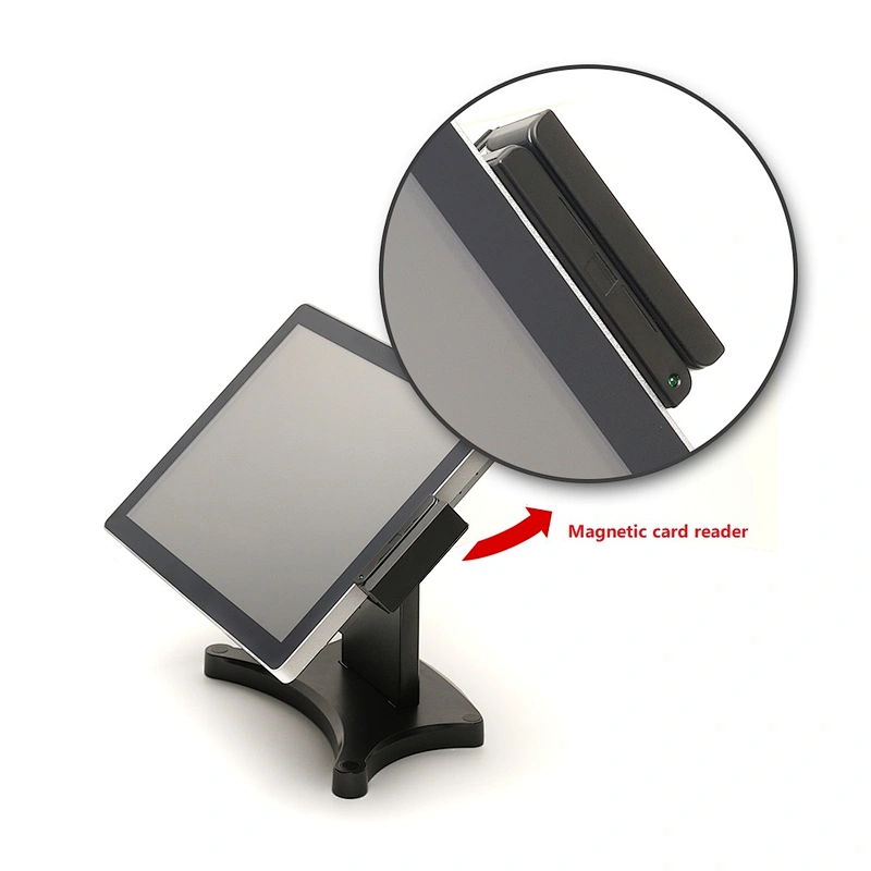 15'' capacitive touch dual screen i3 i5 4210u all in one pos system  pos scale cash register