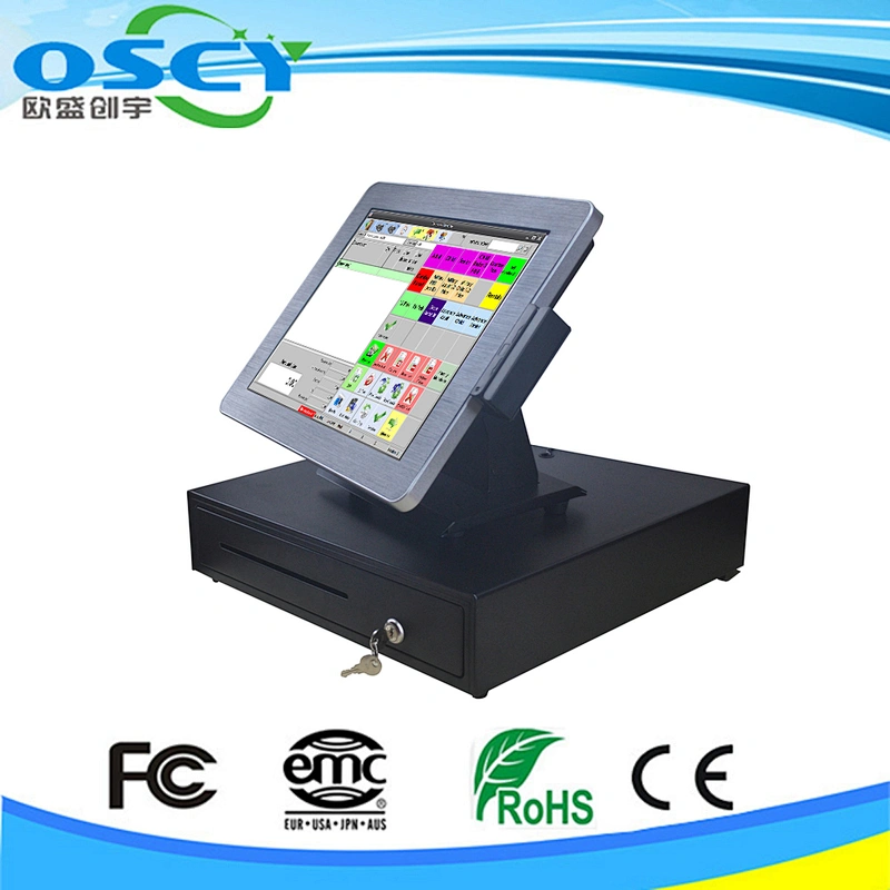 oem all in one pc 15 inch billing machine/point of sale terminal