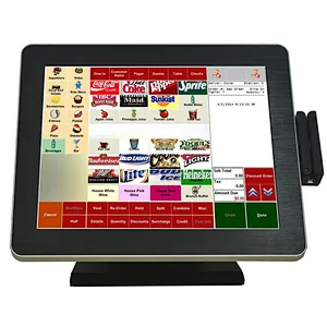 Complete pos system 15''touch all in one pos system with receipt printer