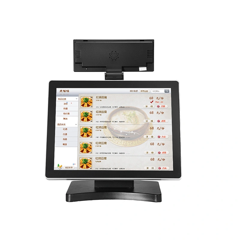 15 inch cash register/pos system/ touch POS all in one PC/pos terminal for supermarket, restaurant, store.