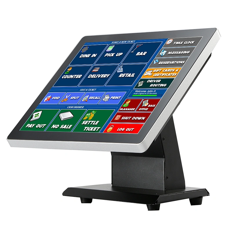 Ture flat screen Point of sale cash registers with MSR / pos computer systems