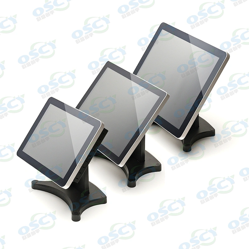 12 15 17 inch ture flat screen point of sale system with POS software for restaurant