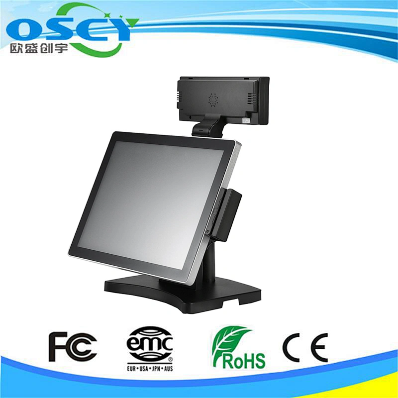 15inch touch screen pc in-wall pos system windows 7