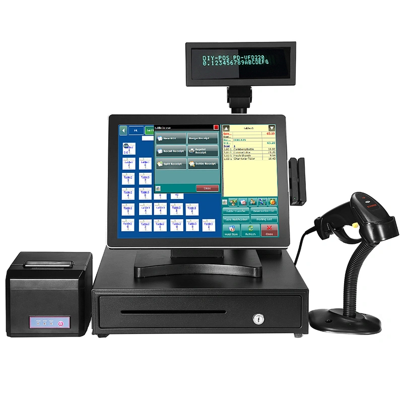 17inch All In One Restaurant POS Machine/China Manufacturer / All In One / Cash Register System