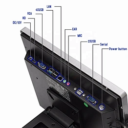 High Quality Metal case Flat screen 10 point Touch pos terminal Cash Register