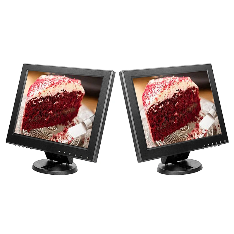 High quality 1024 x 768 12 inch resistive touch screen lcd monitor