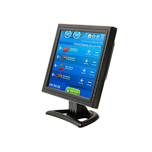 15inch cheap touch screen monitor  pos monitor with vga input