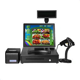 15 inch metal material pos system Windows 10/Android support all in one pos