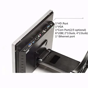 Popular Fasion Model Shops  12 Inch Pos System Dual Screen Cashier Register