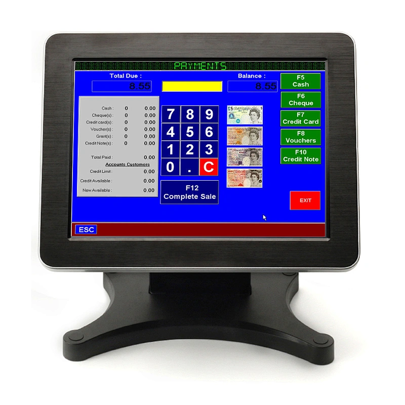 12inch Touch Screen POS Terminal restaurant supermarket bill payment machine