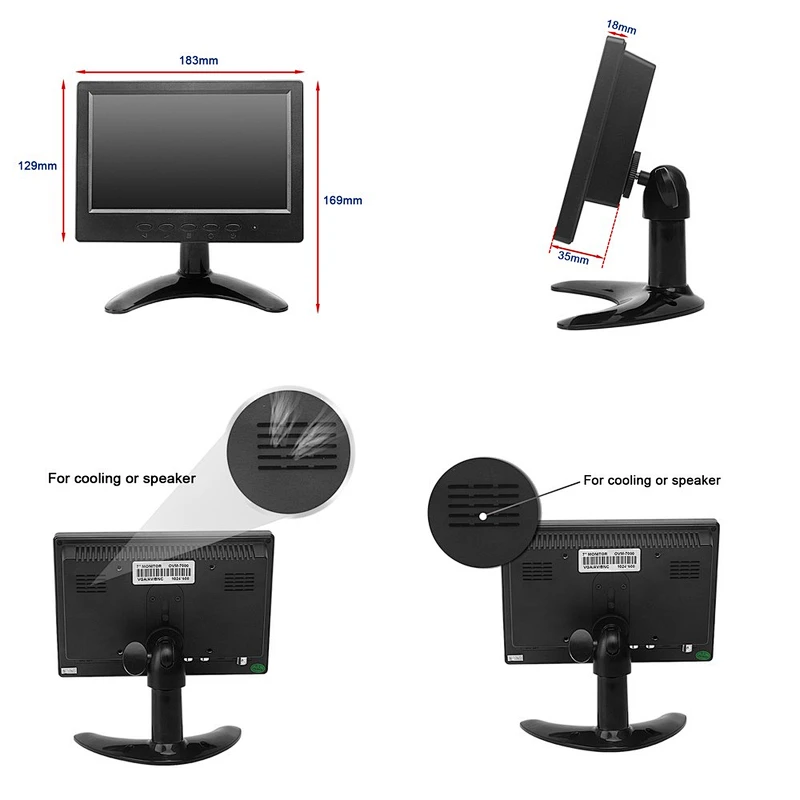 led tv price cheap touch screen monitor 7
