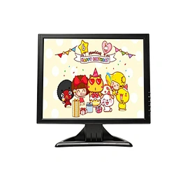 17 inch POS touch monitor desktop PC resistive touch monitor