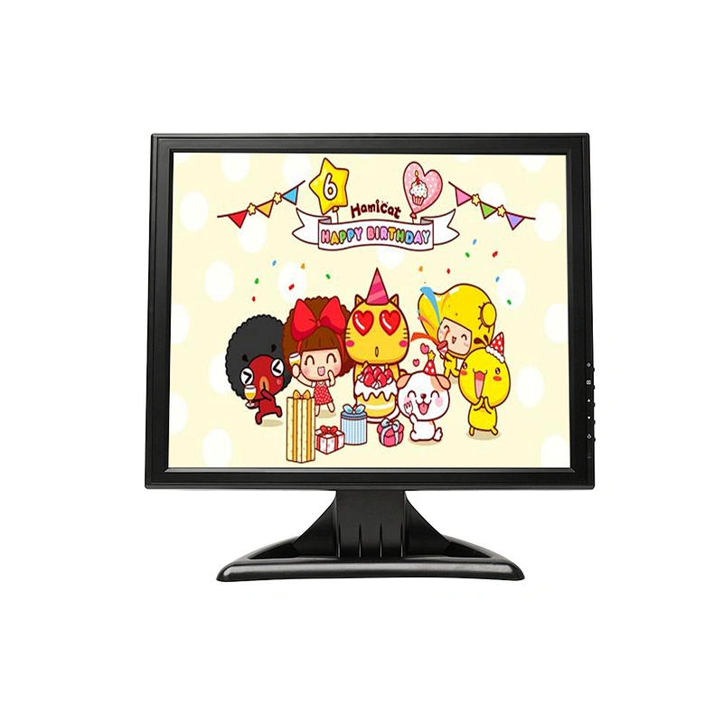 17 inch POS touch monitor desktop PC resistive touch monitor