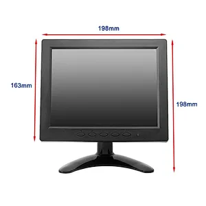 Super 8 Inch TFT LCD Touch Screen Monitor Small LED Computer Monitor with Touch Panel