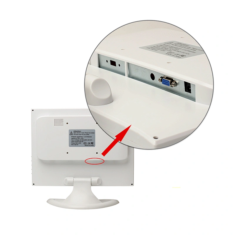15inch Full HD Capacitive Touch Screen Monitor With HD MI VGA DVI