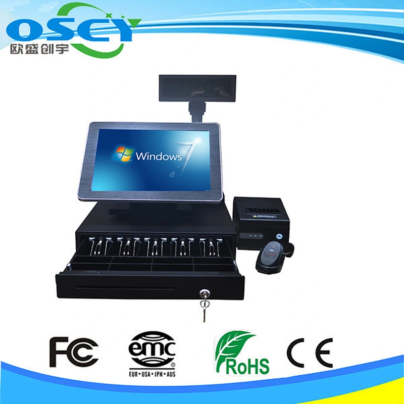 I3 Cpu 4g Memory 64g Ssd Pos Systems For Small Business With Touch Screen pos
