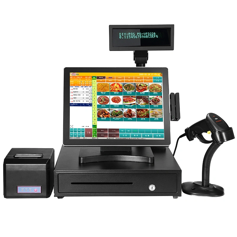 China wholesale price all in one computer restaurant ordering machine