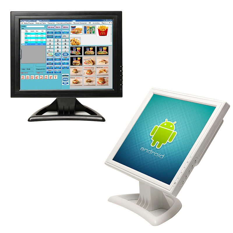 Waterproof touch screen monitor with MSR
